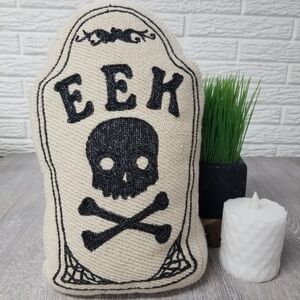 EEK Tombstone Decor Pillow